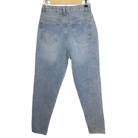 Pretty Little Thing Womens Light Wash High-Waisted Denim Jeans Size 4 NWT - Picture 2 of 6